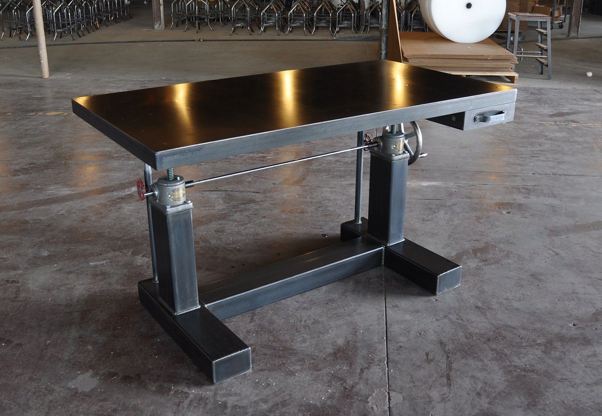 crank table gallery vintage industrial furniture crank table gallery vintage industrial furniture