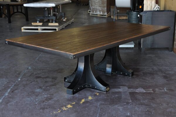 Custom Steel Liberty Dining and Bar Height Table