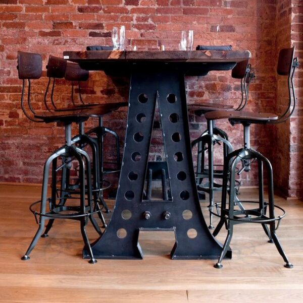 Custom Handcrafted a Frame Dining Table