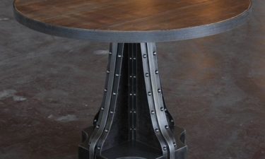 French Column with aged pine top