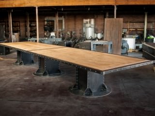 I Beam Maple Conference Table C