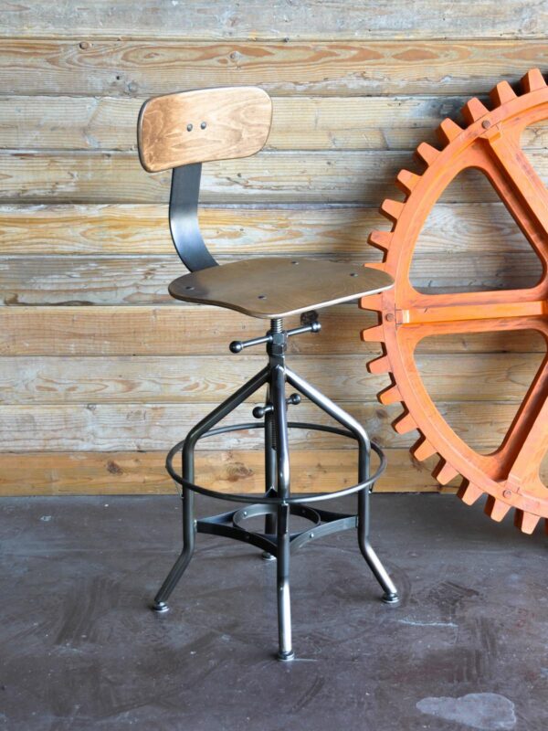 Handcrafted Steel Wright Chair