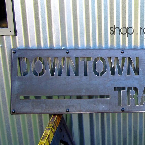 Custom Handcrafted Brooklyn Train Sign in Brooklyn