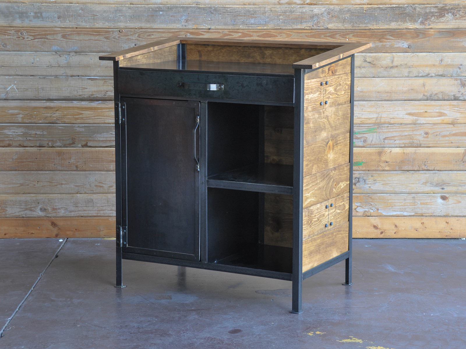 Karl Hostess Stand Vintage Industrial Furniture