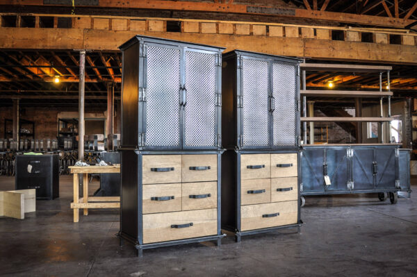 Luxury Industrial Ellis Armoire