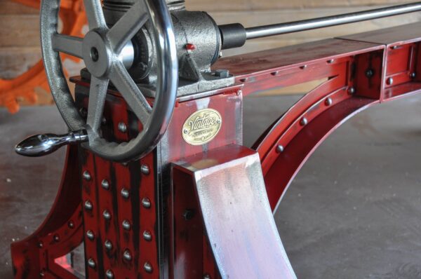 Bespoke Steel Bronx Crank Table Base