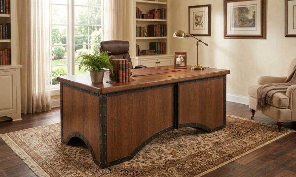 Luxury Industrial Chairman Desk