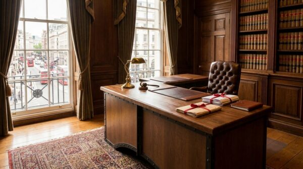 Custom Handcrafted Chairman Desk
