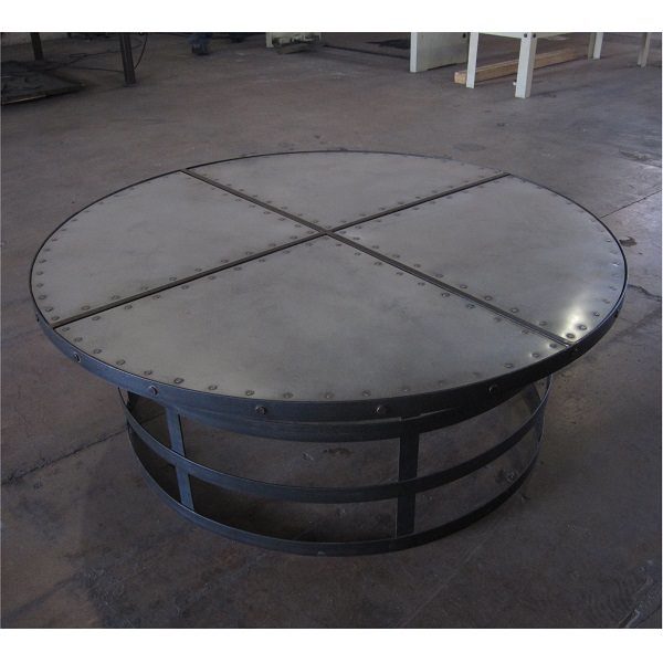 Zinc Top Coffee Table