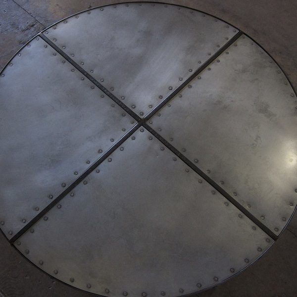 Zinc Top Coffee Table