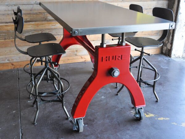 Luxury Industrial Glossy Hure Bar Table