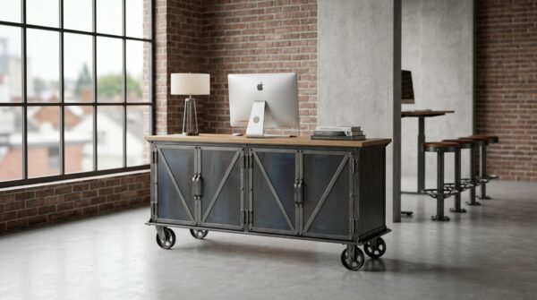 Custom Steel Ellis Sideboard