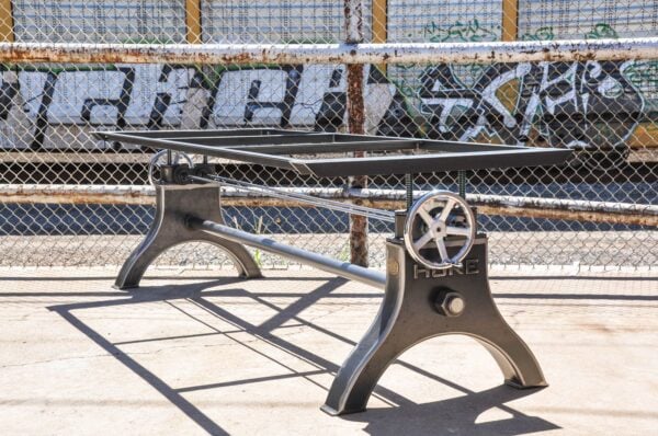 Custom Handcrafted Hure Crank Table Base
