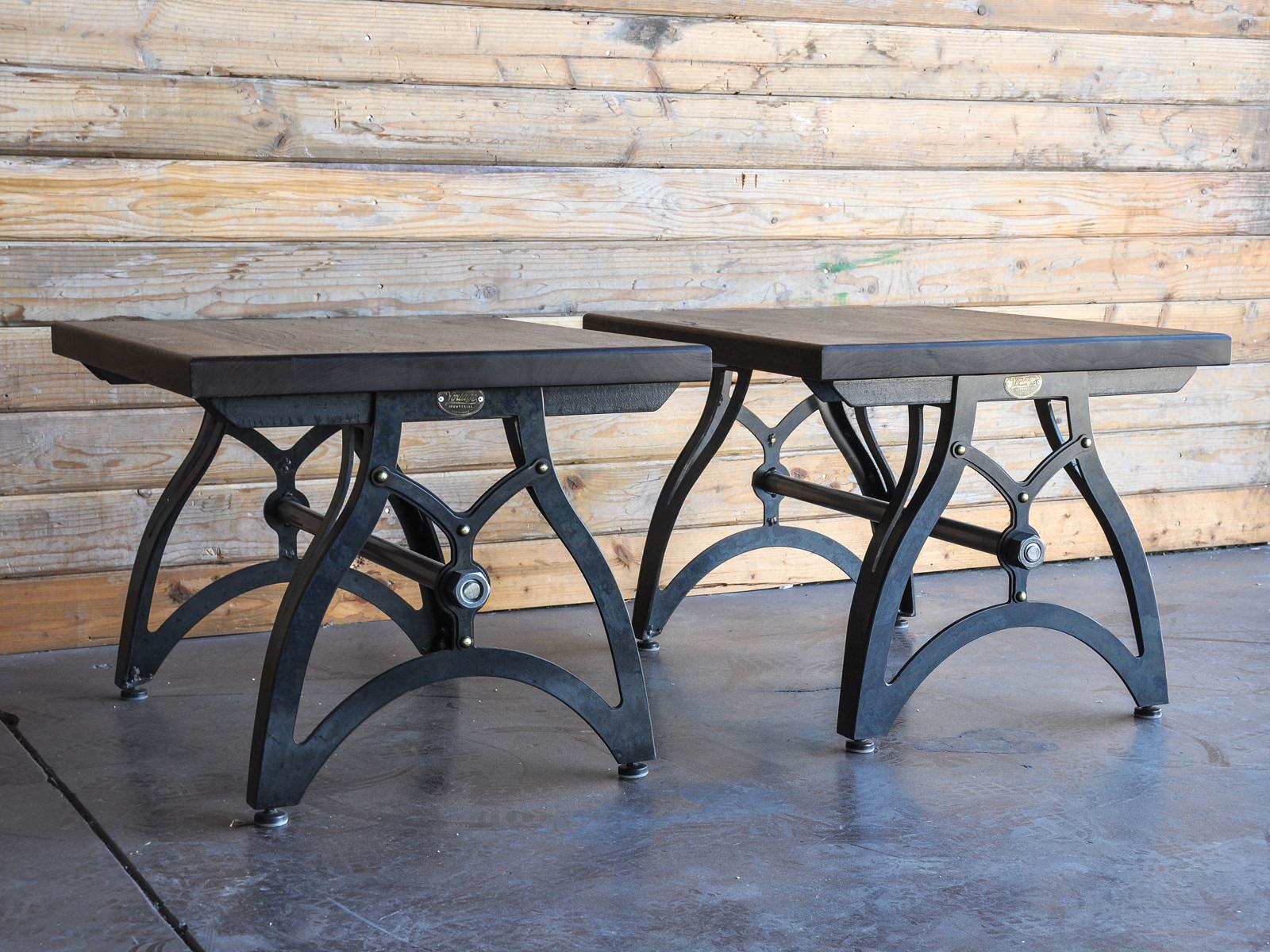 IndustriaLux Side Table Vintage Industrial Furniture
