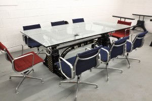 Eames Chairs and IndustriaLux Bronx