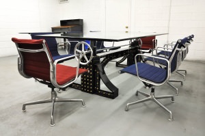 Eames Chairs and IndustriaLux Bronx3