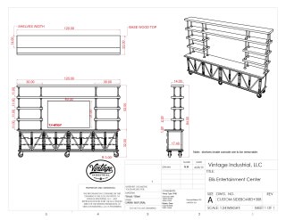 Ellis Entertainment Center Drawing