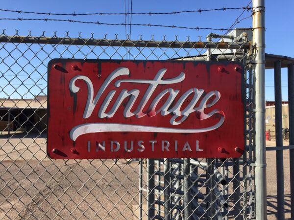 Custom Handcrafted Custom Vintage Industrial Sign