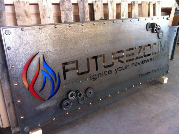 Bespoke Custom Vintage Industrial Sign
