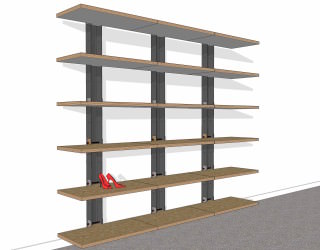 I Beam Shelf 7 plywood group