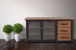 Navy Ellis with Plants 1900