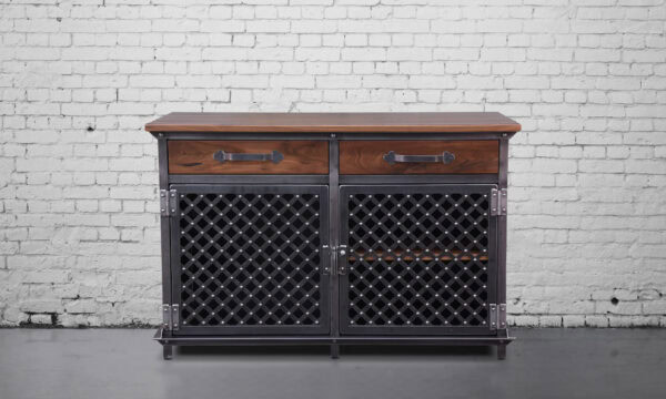 Luxury Industrial Lattice Work Ellis Console