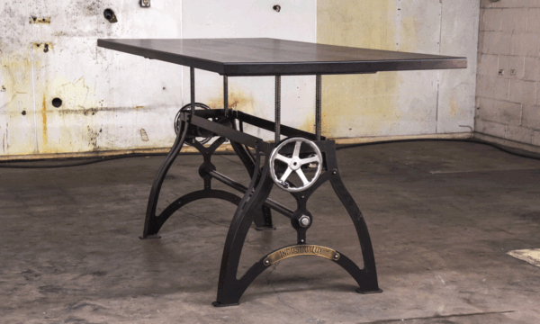Luxury Industrial IndustriaLux Sit Stand Crank Desk