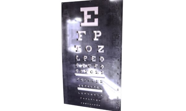 Luxury Industrial Eye Chart