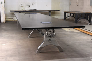 Black Top Chrome Hure Conference Table 1900 (2 of 9)