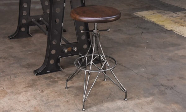 Luxury Industrial Rebar Stool