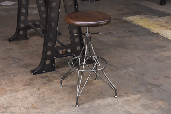 Luxury Industrial Rebar Stool