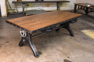 Hure Faux Crank Boxcar Desk 1900-1