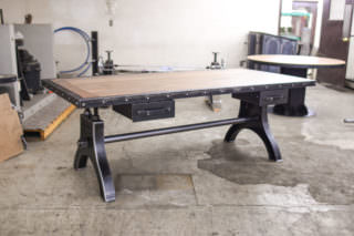 Walnut Hure Desk Natural 1920 (2 of 4)