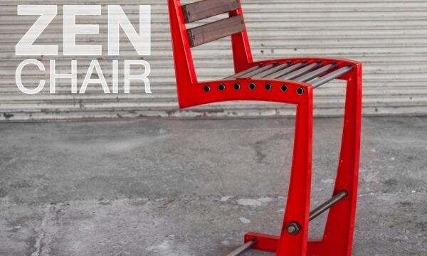 Custom Industrial Zen Chair