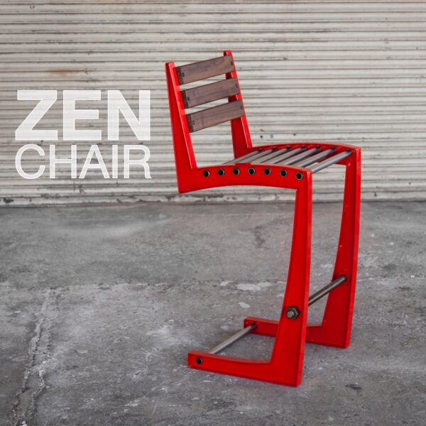Custom Industrial Zen Chair