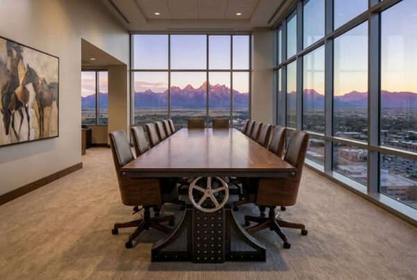 Artisan Dining Bronx Adjustable Height Industrial Conference Table