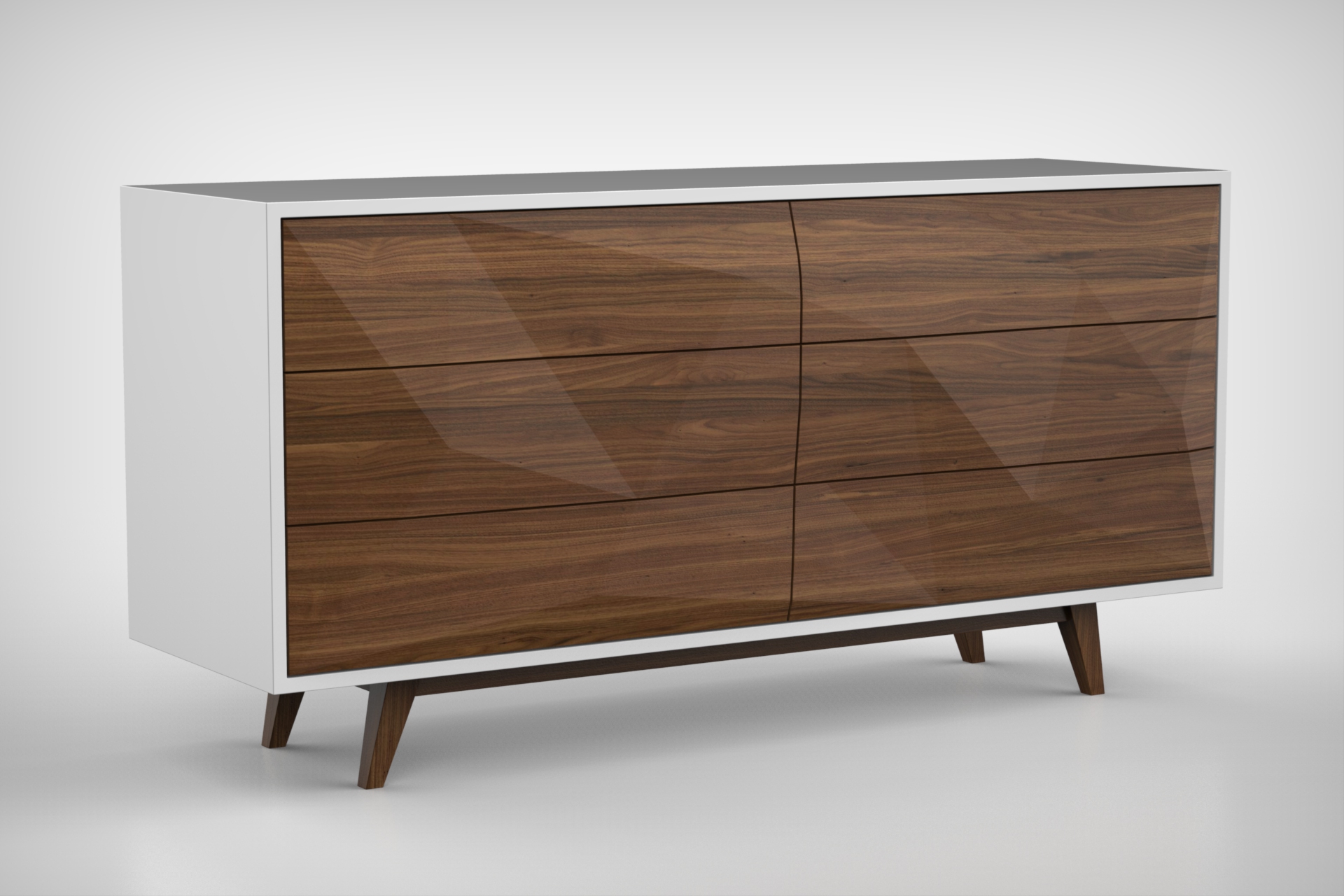 Faceted Credenza