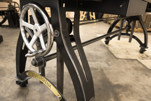 Custom Steel IndustriaLux Crank Desk