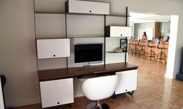 Luxury Industrial Sim's Mid-Century Tower Hutch