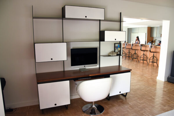 Luxury Industrial Sim's Mid-Century Tower Hutch
