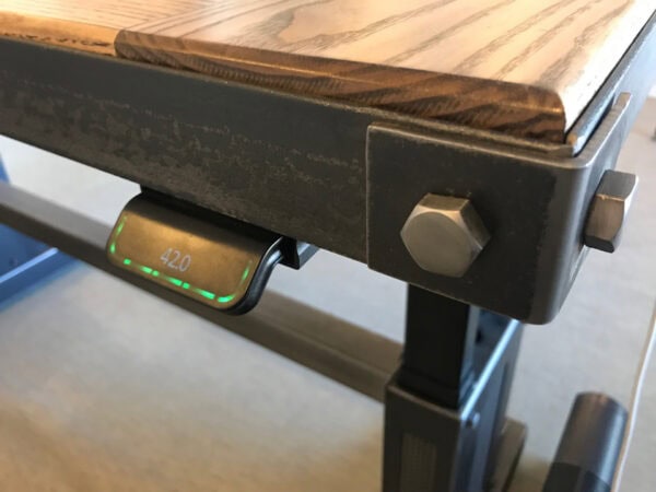 Custom Handcrafted Electric Sit-Stand Desk – Motorized Height-Adjustable Architectural Heirloom
