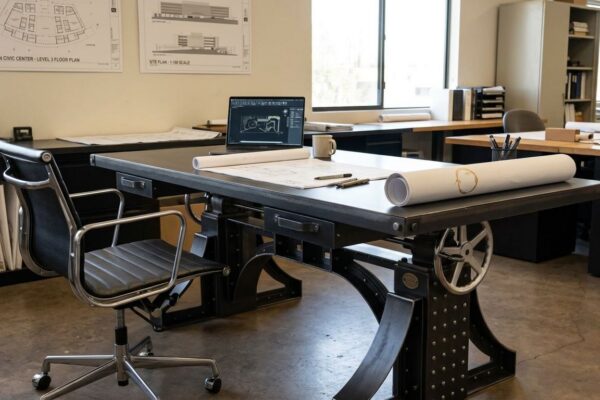 Bronx Crank Desk Steel Top 4