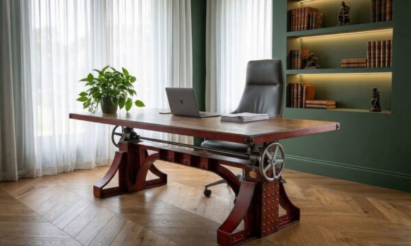 Luxury Industrial Bronx Crank Desk