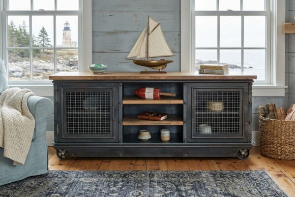 Custom Handcrafted Boxcar Ellis Console