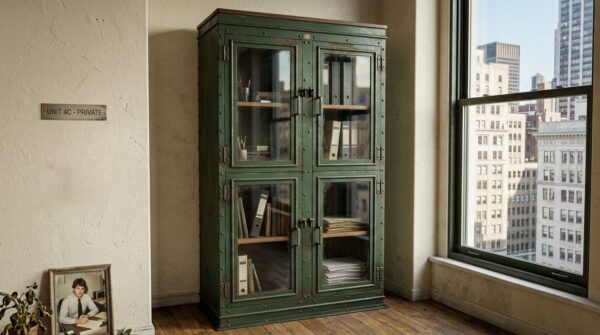 Custom Steel Casegood No. 4 Armoire in New York Office