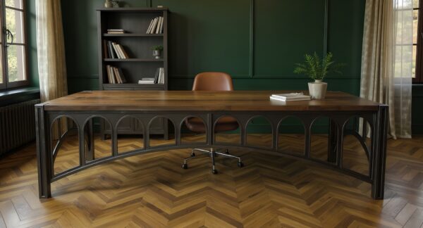 Luxury Industrial 42 Desk in a Office