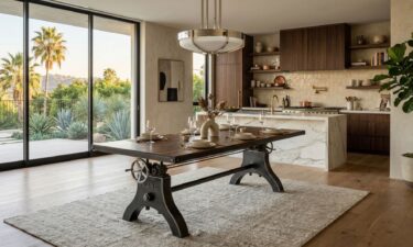 Hure Crank Dining Table