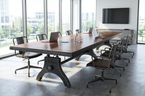 Hure Modern Industrial Conference Table