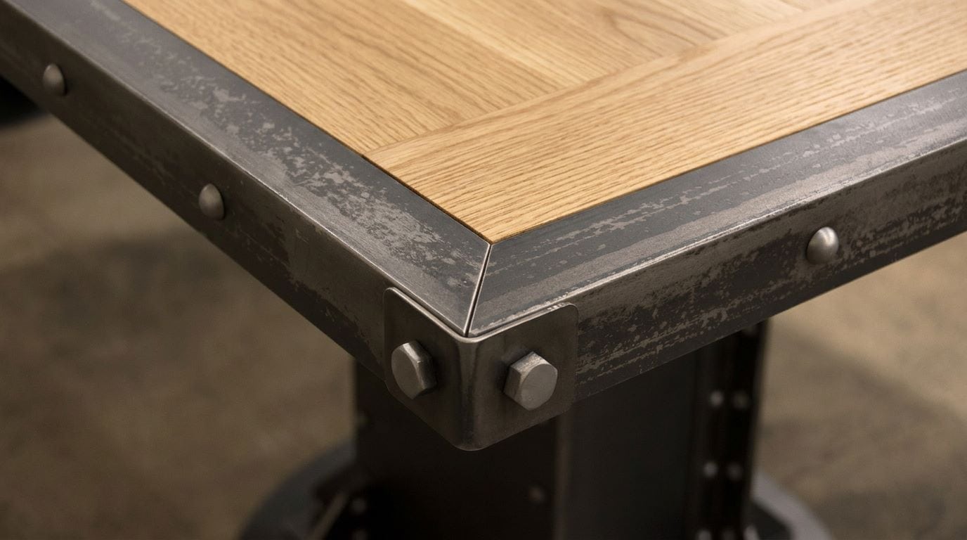 White oak conference table top