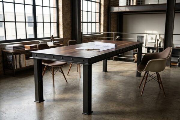 Firehouse Table in loft